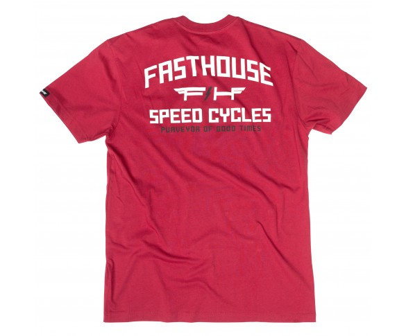 Fasthouse, Elevate SS Tee, Cardinal, VUXEN, M