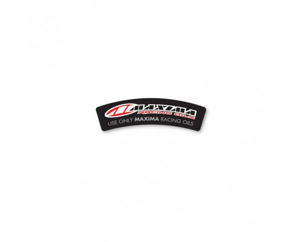 Maxima, Engine Decal - Curved "Use only Maxima" / Size 5.5cm