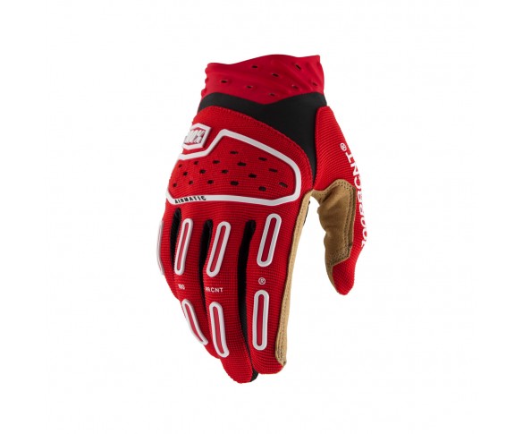 100%, AIRMATIC 2 Handskar Red/Black, VUXEN, M, SVART RÖD