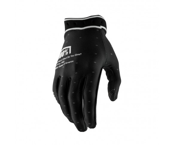 100%, RIDEFIT Handskar Black, VUXEN, L, SVART