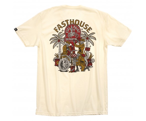 Fasthouse, Macabre Tee, Natural, VUXEN, S