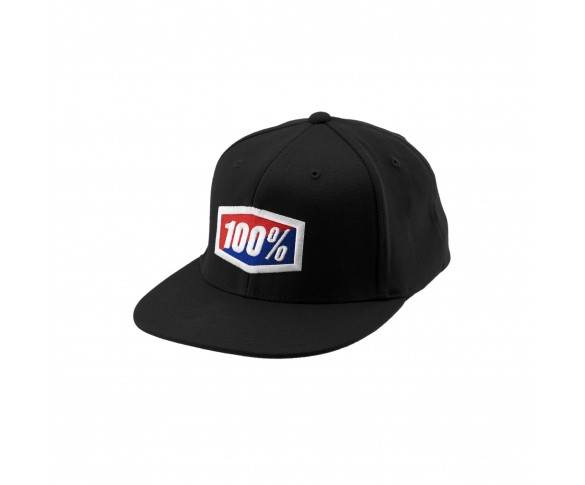 100%, OFFICIAL Flexfit Cap, VUXEN, L XL, SVART