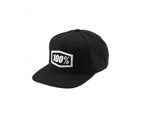 100%, ICON Youth Snapback Cap Black - OS, BARN, SVART