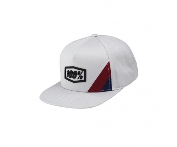 100%, CORNERSTONE Snapback Hat, VUXEN, GRÅ