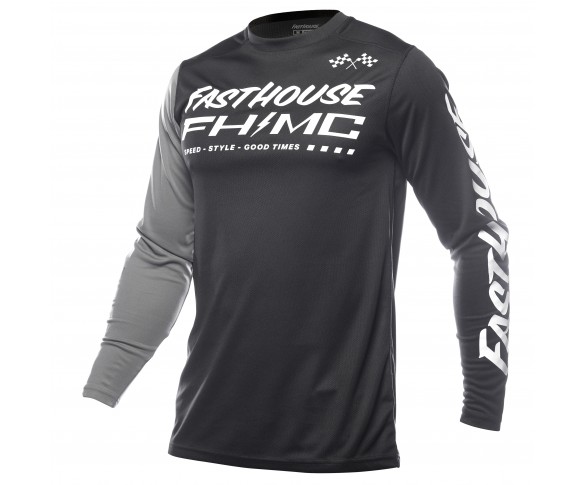 Fasthouse, Carbon Method LS Tröja, Black/Grey, VUXEN, XXL