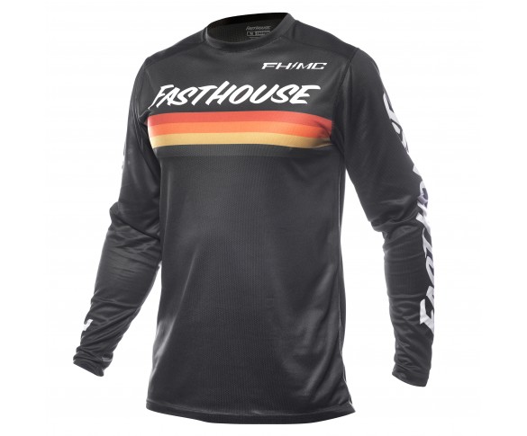 Fasthouse, Carbon Force LS Tröja, Black, VUXEN, S