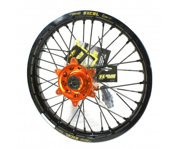 Haan Wheels, Komplett Hjul, 2,15, 18", BAK, SVART ORANGE