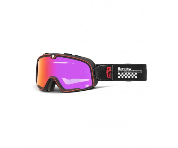 100%, BARSTOW Glasögon Erban - Mirror Dark Red Lens, VUXEN