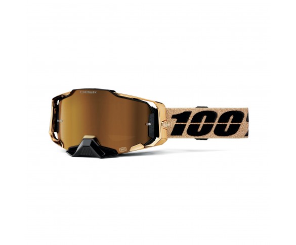 100%, ARMEGA HIPER Glasögon Bronze - Mirror Bronze Multilayer Lens, VUXEN
