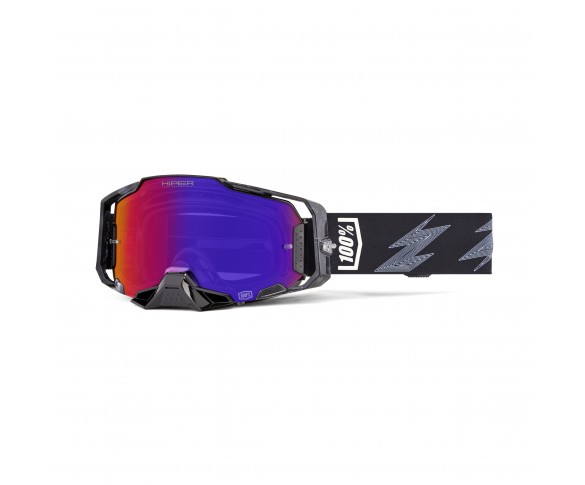 100%, ARMEGA HIPER Glasögon Crenshaw - Mirror Purple Lens, VUXEN