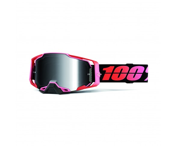 100%, ARMEGA Goggle Guerlin - Mirror Silver Lens, VUXEN