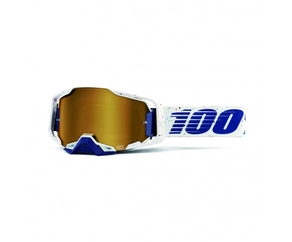 100%, ARMEGA Goggle Solis - Mirror True Gold Lens, VUXEN