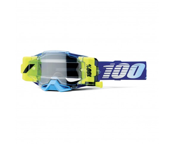 100%, ARMEGA FORECAST Goggle Royal - Clear Lens, VUXEN