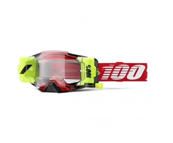 100%, ARMEGA FORECAST Glasögon Red - Clear Lens, VUXEN