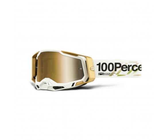 100%, RACECRAFT 2 Goggle Succession - Mirror True Gold Lens, VUXEN