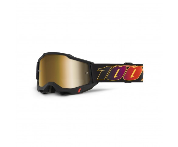 100%, ACCURI 2 Goggle El Diablo - Mirror True Gold Lens, VUXEN