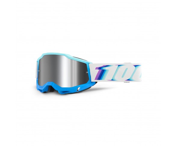 100%, ACCURI 2 Goggle Stamino - Mirror Silver Flash Lens, VUXEN