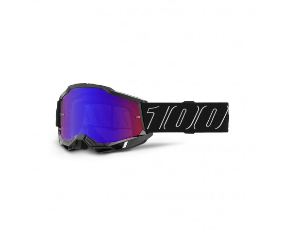 100%, ACCURI 2 Glasögon Blackline - Mirror Red/Blue Lens, VUXEN
