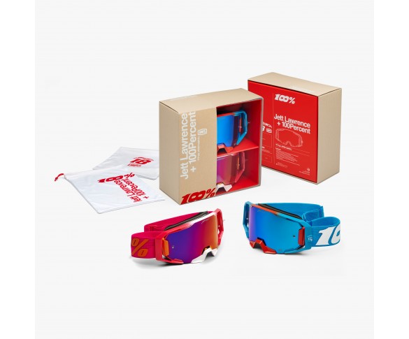 100%, ARMATIC GOGGLE PACK Goggle Pack Jett Lawrence LE Kit, VUXEN