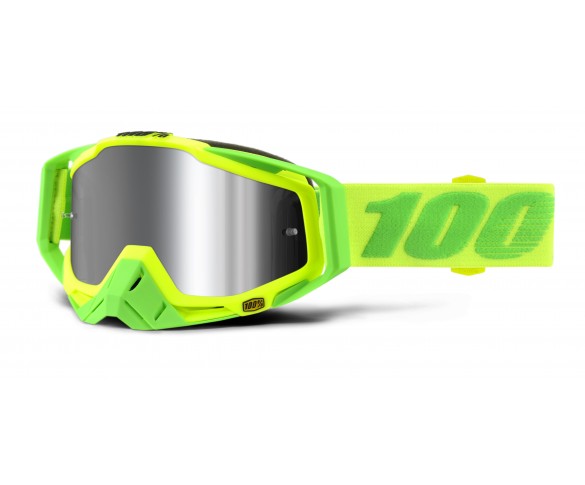 100%, RACECRAFT+ Sour Soul - Injected Silver Flash Mirror Lens, VUXEN