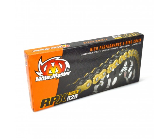 Moto-Master, Kedja, X-Ring RPX Gold, Adventure/Street, 120 Länk, 525