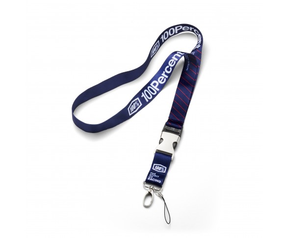 100%, Lanyard Red/Blue