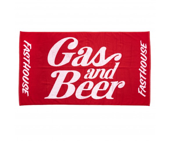 Fasthouse, Gas & Beer Towel, Red