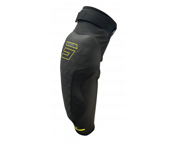 Shot, ARMBÅGSSKYDD AIRLIGHT_KID 2.0 BLACK NEON YELLOW, BARN, S M