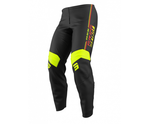 Shot, BYXA DRAW KID BLOCK, BARN, 8/9, NEON SVART GUL