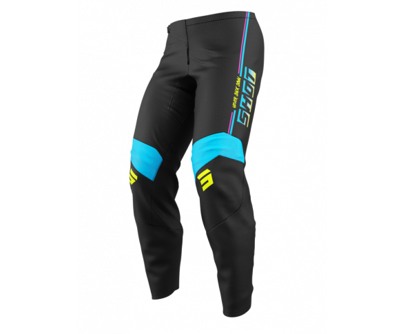 Shot, BYXA DRAW KID BLOCK, BARN, 10/11, SVART BLÅ ROSA