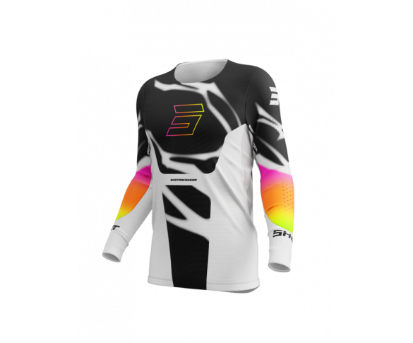 Shot, TRÖJA AEROLITE DEVIL, VUXEN, S, NEON SVART VIT