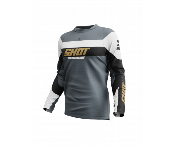 Shot, TRÖJA DEVO LEAGUE, VUXEN, XL, SVART GRÅ GULD