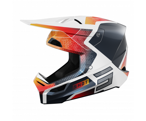 Shot, HJÄLM FURIOUS PHASER BLUE RED PEARLY, BARN, M