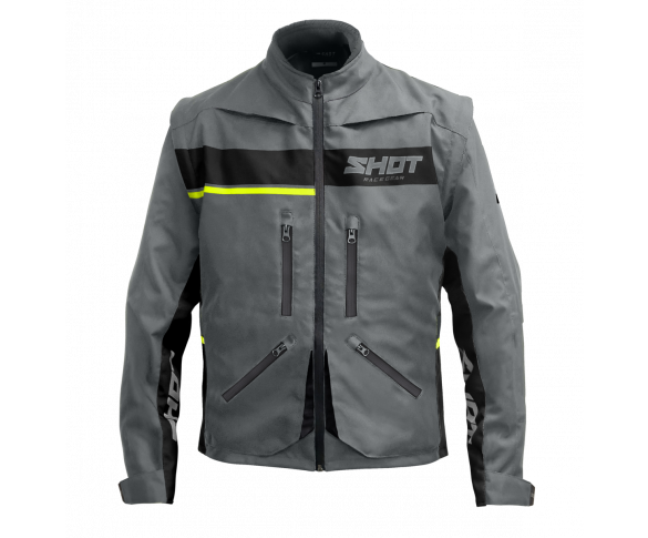 Shot, JACKA CONTACT ASSAULT 2.0 GREY NEON YELLOW, VUXEN, L