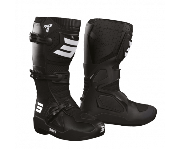 Shot, STÖVLAR RACE 4, VUXEN, 46, SVART