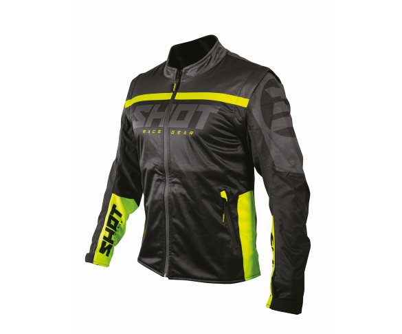 Shot, JACKA SOFTSHELL LITE 2.0, VUXEN, S, NEON SVART GUL