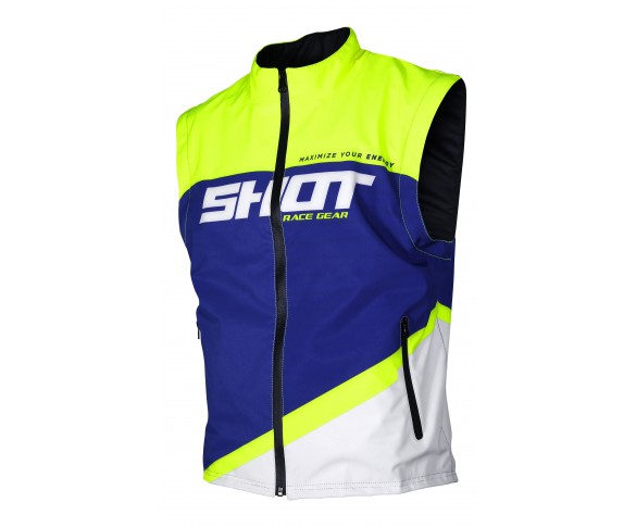 Shot, Jacka BODYWARMER LITE, VUXEN, M, BLÅ NEON GUL