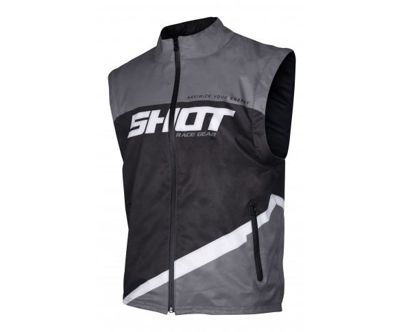 Shot, Jacka BODYWARMER LITE, VUXEN, XL, GRÅ SVART