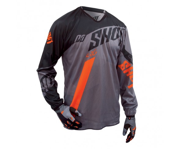Shot, Tröja Flexor System, VUXEN, L, GRÅ ORANGE
