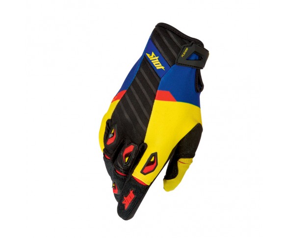 Shot, Handskar Flexor System, VUXEN, 9, BLÅ RÖD