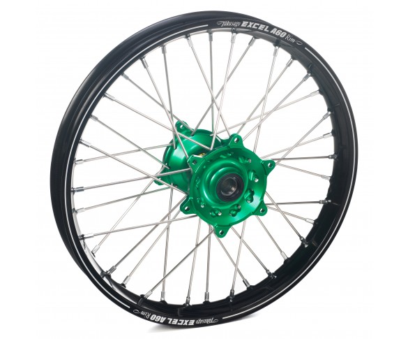 Haan Wheels, Komplett Hjul A60, 1,85, 19", BAK, SVART GRÖN