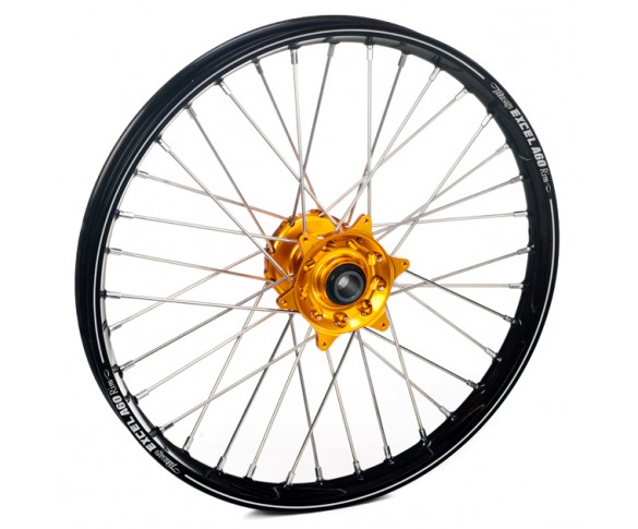 Haan Wheels, Komplett Hjul A60, 1,60, 21", FRAM, SVART GULD
