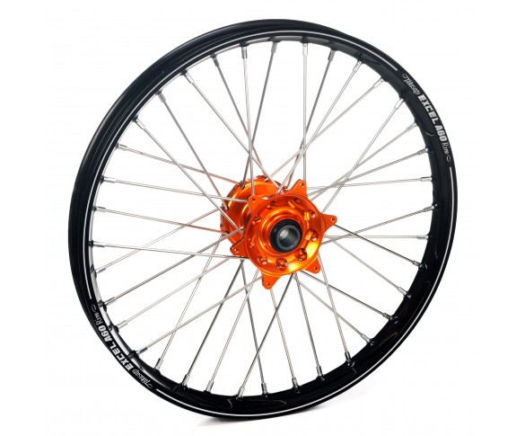 Haan Wheels, Komplett Hjul A60, 1,60, 21", FRAM, SVART ORANGE