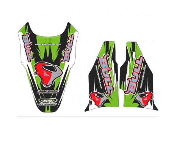 Why Stickers, Bull 06 Sponsor KXF 250, 06-08