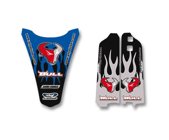 Why Stickers, Bull Sponsor YZ 125-250, 96-01 250-450F 98-02