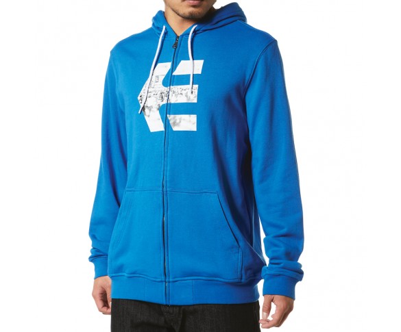 Etnies, Icon Fill Zip Hood, VUXEN, L, BLÅ