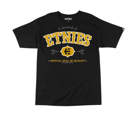Etnies, T-Shirt Warrior, VUXEN, S, SVART