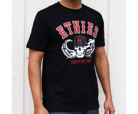 Etnies, Tshirt Eightysixed, VUXEN, XL, SVART