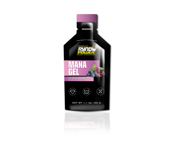 Ryno Power, Mana Performance Gel Mixed Berries, 12pack