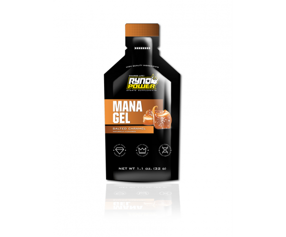 Ryno Power, Mana Performance Gel Salted Caramel, 12pack